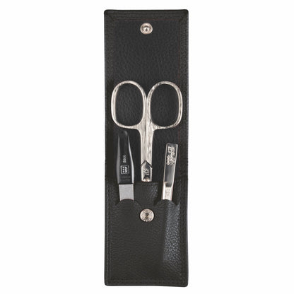 YES Solingen Manicure Taschenetui Schwarz 3-teilig