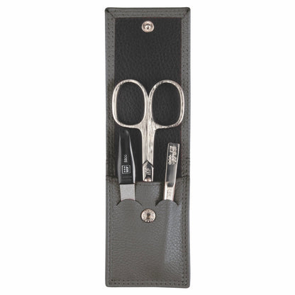 YES Solingen Manicure Taschenetui Taupe 3-teilig