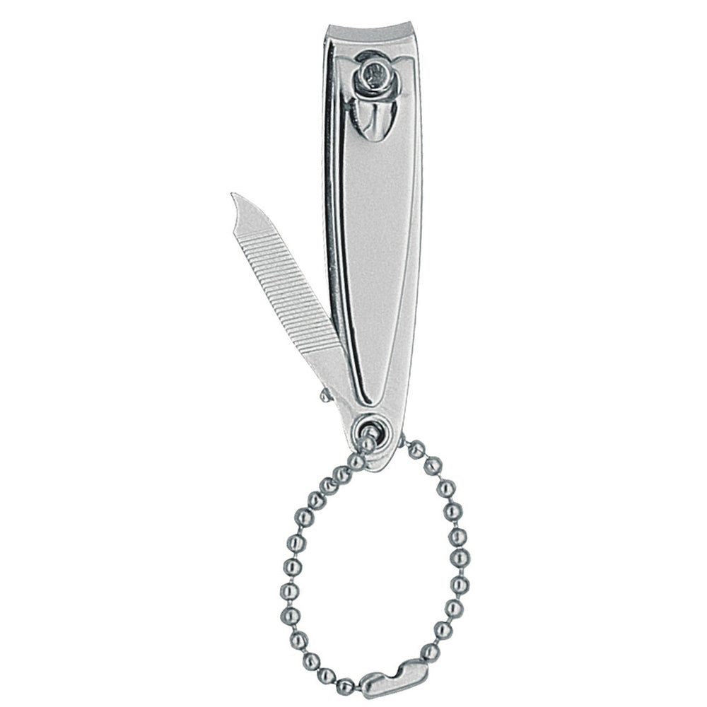 YES Solingen Nagelknipser mit Kettchen und Feile 6 cm