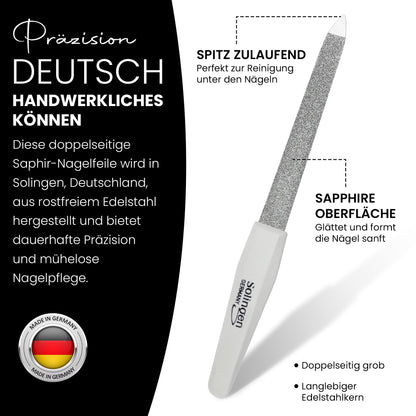 Nagelfeilen Set - 3er Set - Made in Solingen