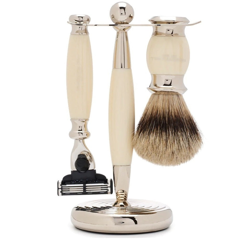 Truefitt & Hill Edwardian Shaving Set Mach3 Ivory
